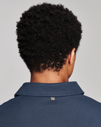 Back of the polo showing the collar.