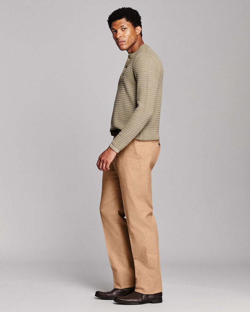 Garment Dyed Links Henley