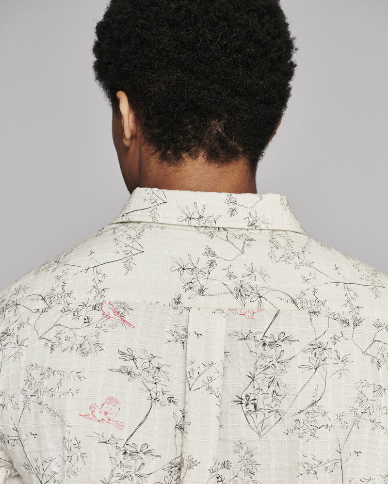 Cardinal Grid Cedar Shirt