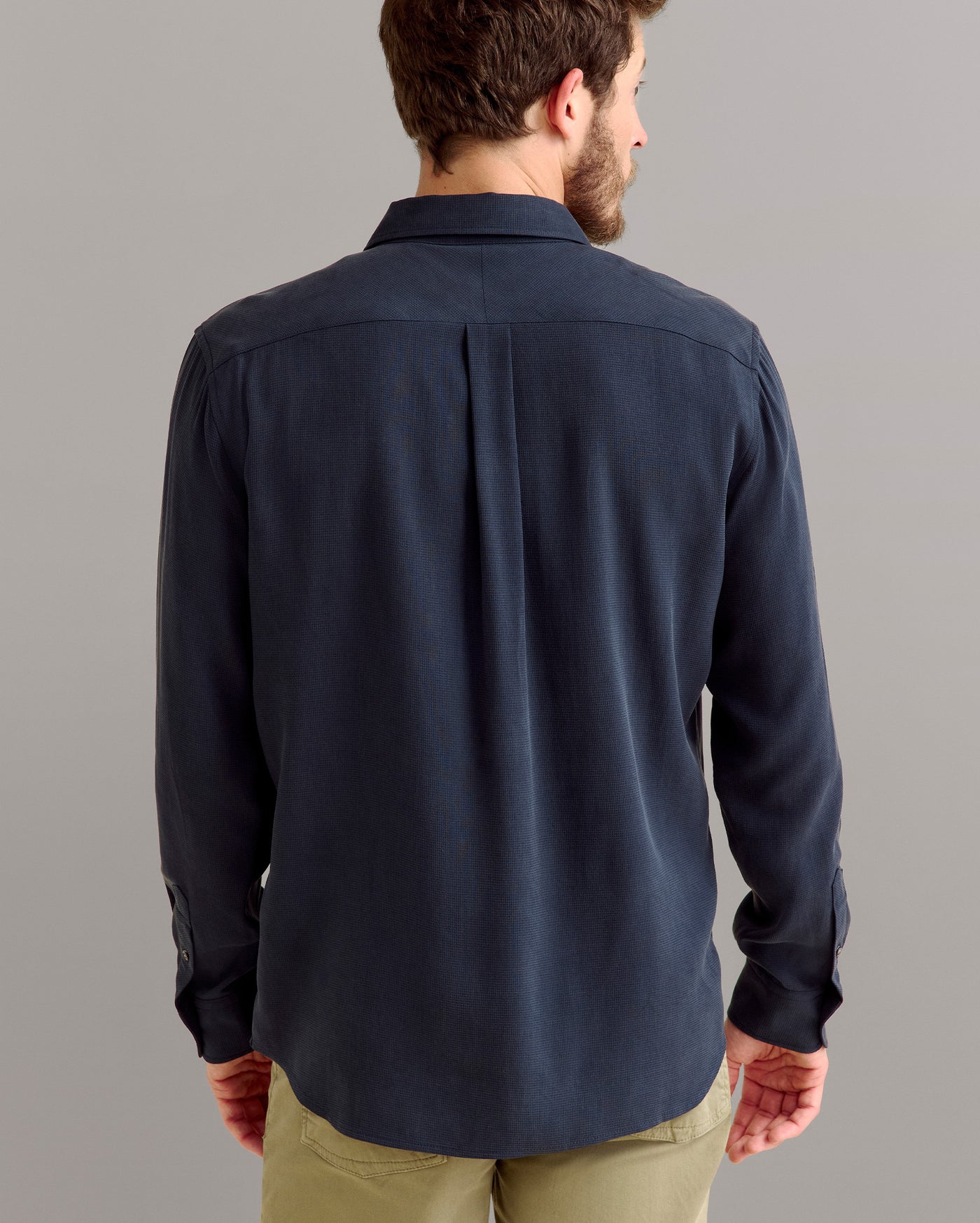 The back of the shirt.