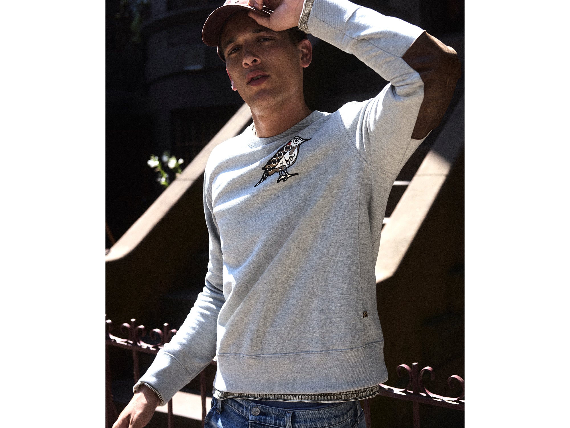 Model wears the Dover Sweatshirt