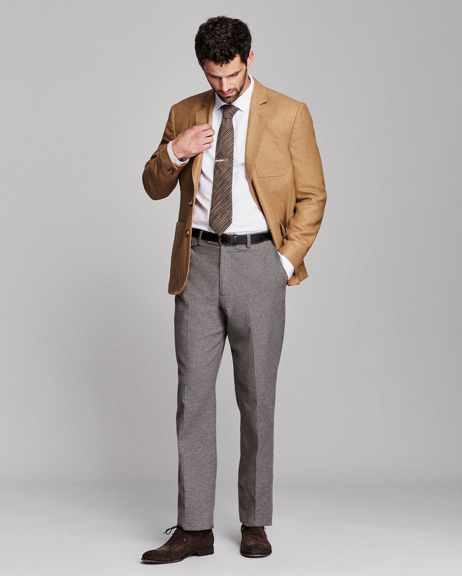 Hopsack Silk Wool Archie Jacket