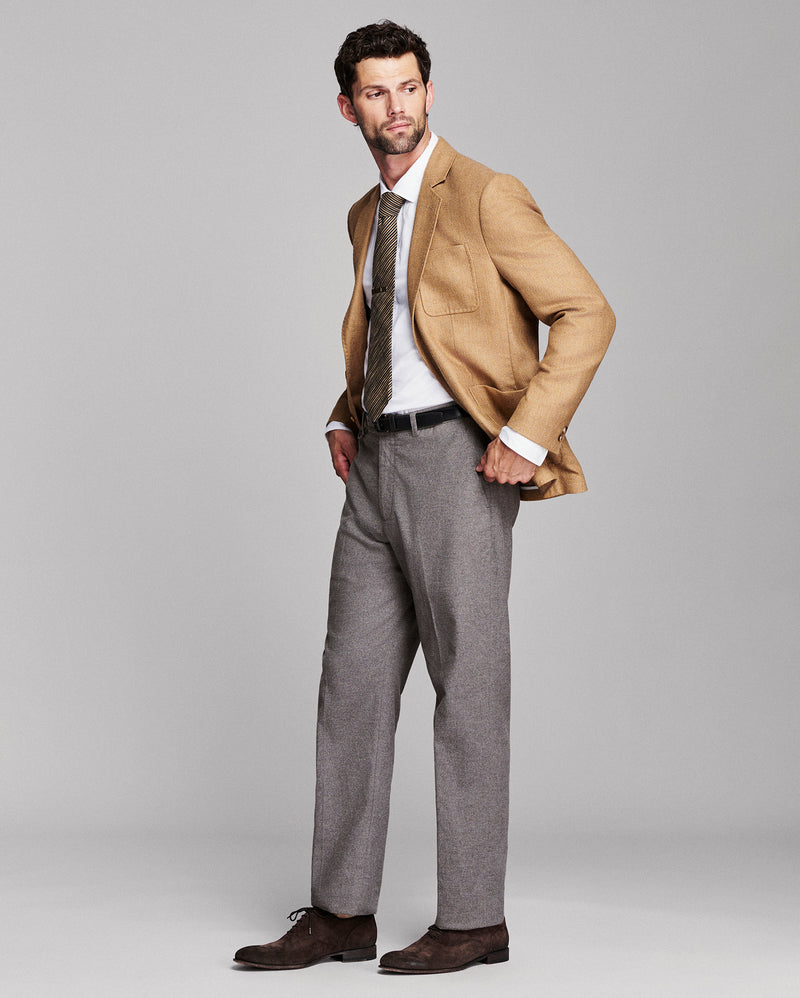 Hopsack Silk Wool Archie Jacket
