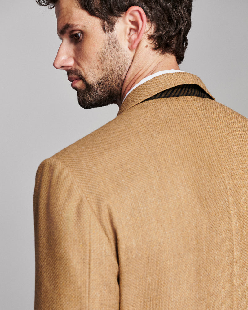 Hopsack Silk Wool Archie Jacket