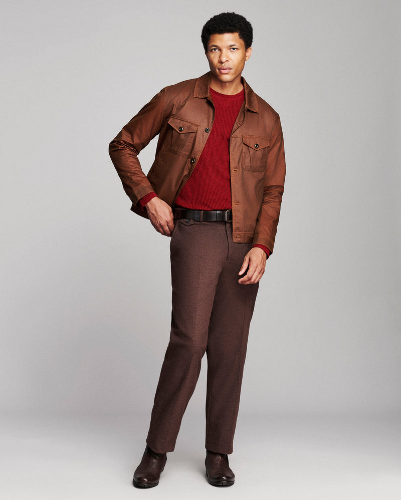 Waxed Herringbone Members Jacket