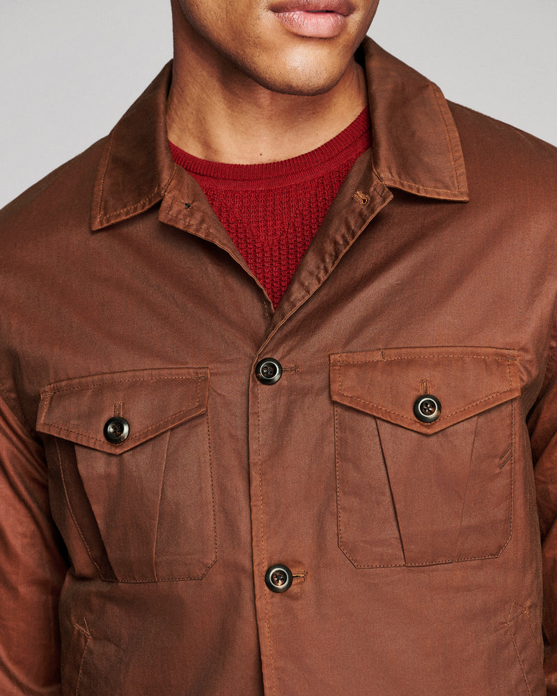 Waxed Herringbone Members Jacket
