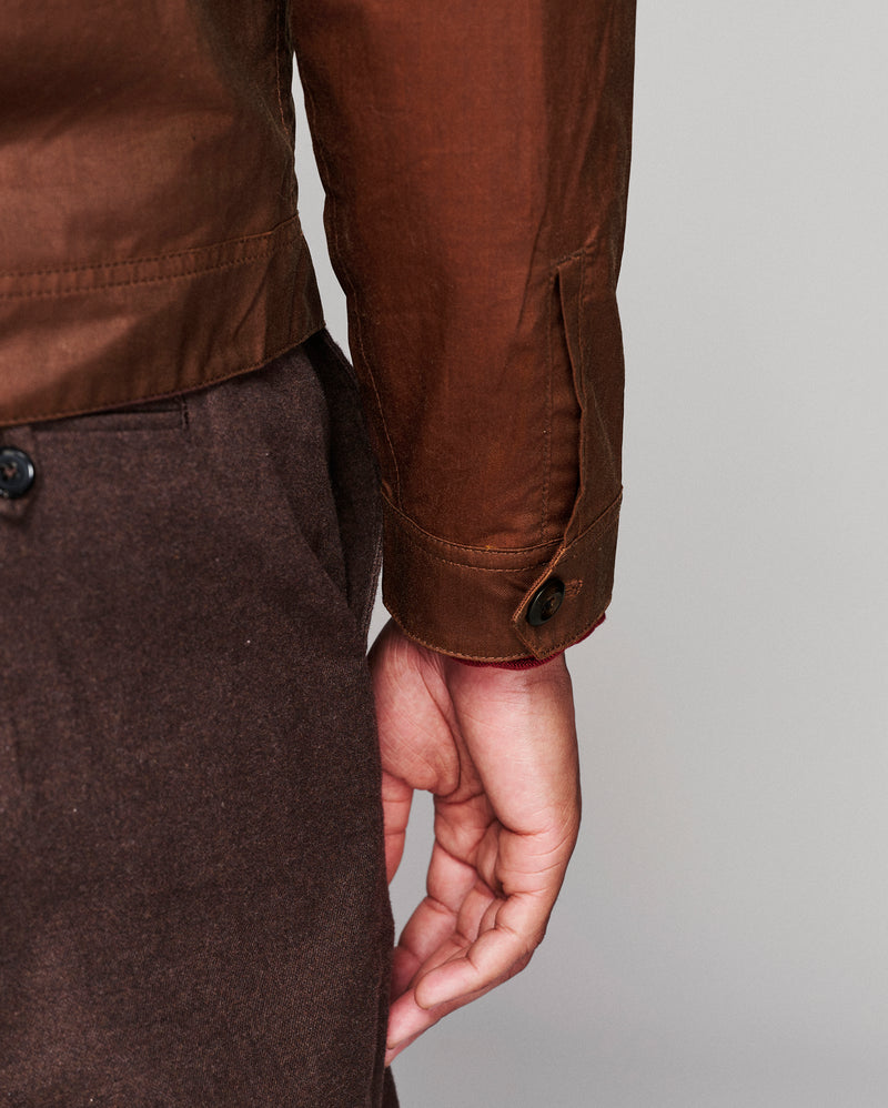 Waxed Herringbone Members Jacket