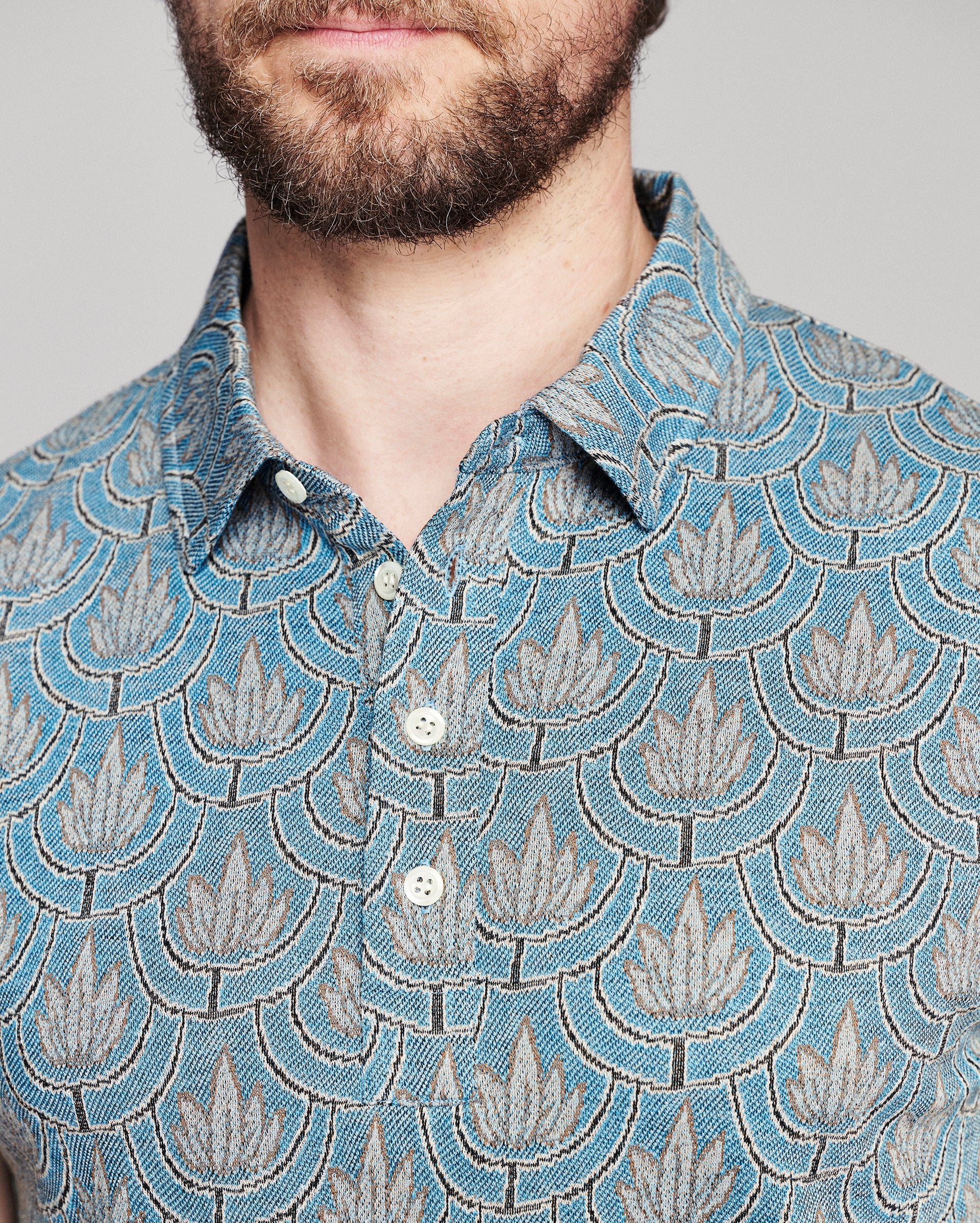 Numajiri Andrews Floral Polo