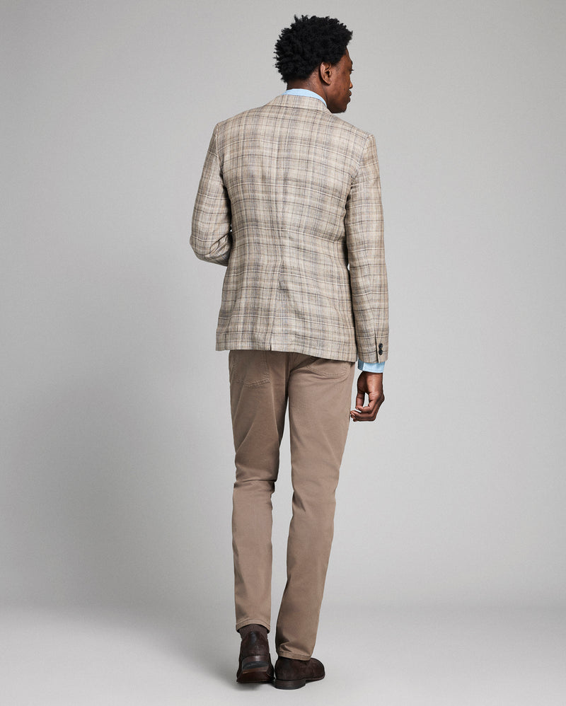 Plaid Linen Walton Jacket
