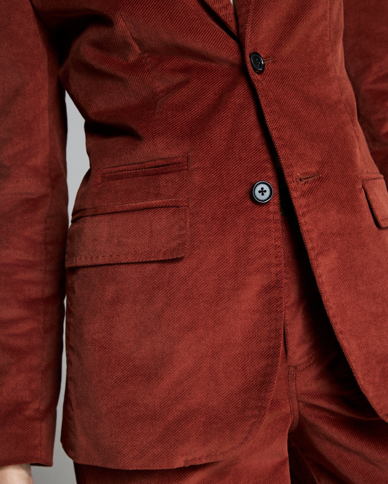 Velvet Twill Blazer