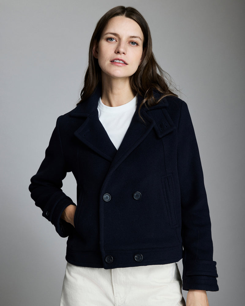 Cropped Peacoat