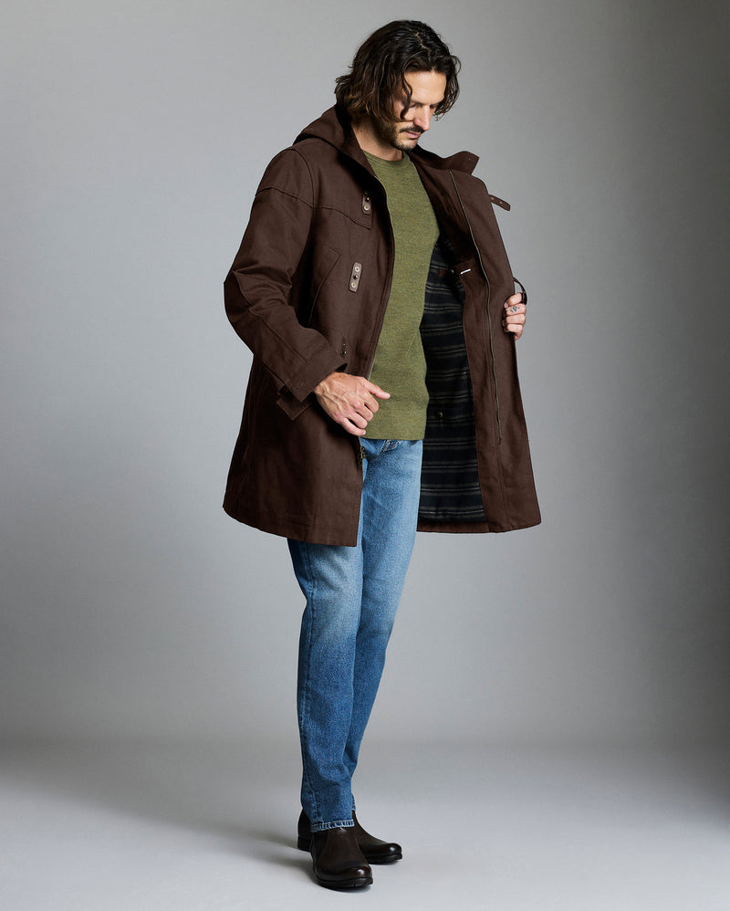 Waxed Canvas Duffle Coat