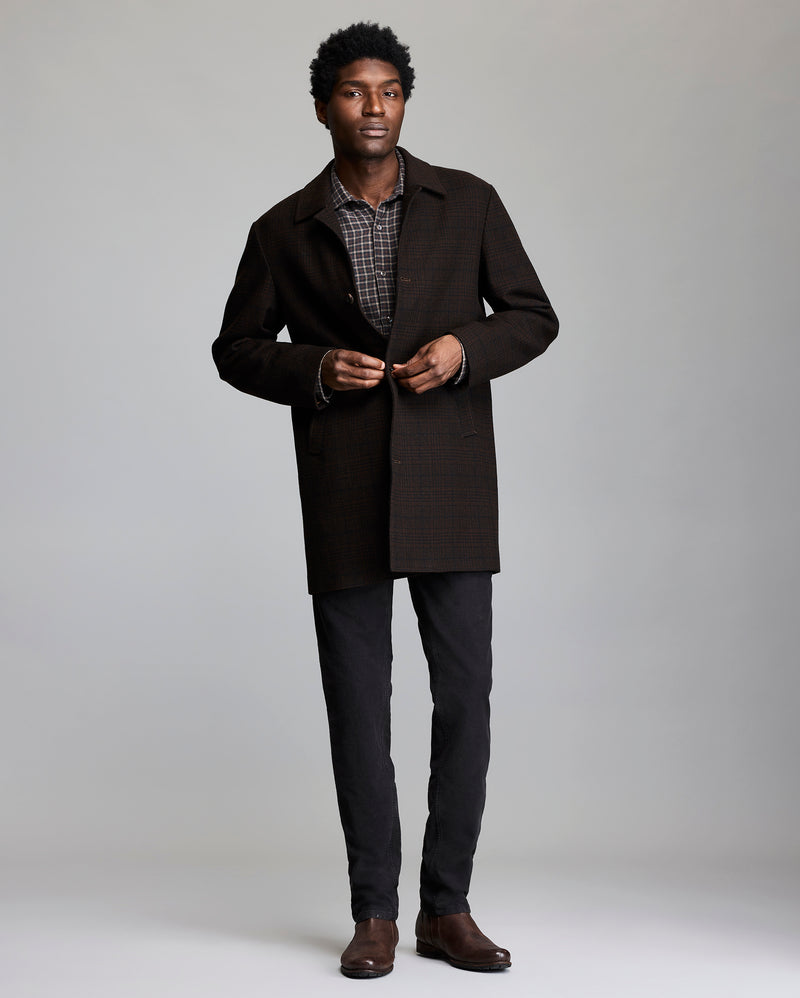 Plaid Cooper Overcoat