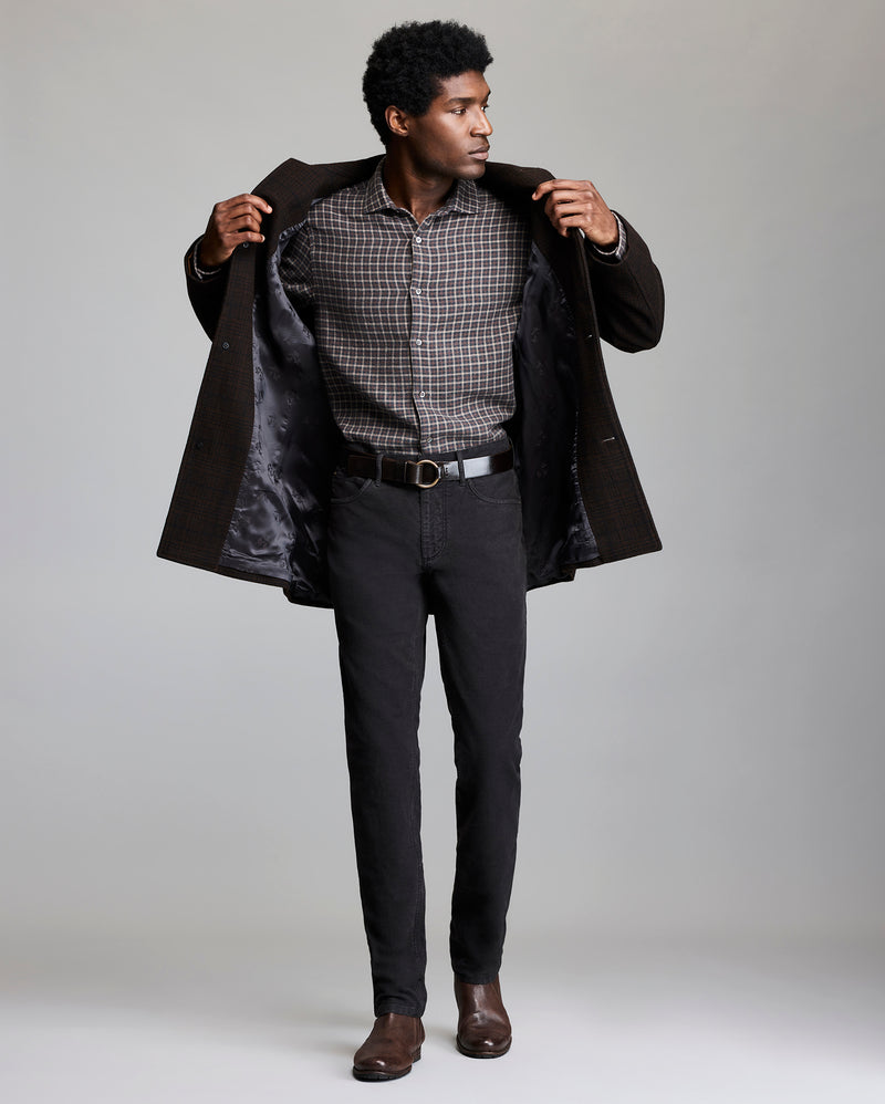 Plaid Cooper Overcoat