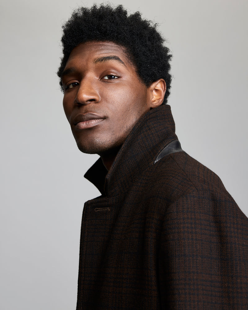 Plaid Cooper Overcoat