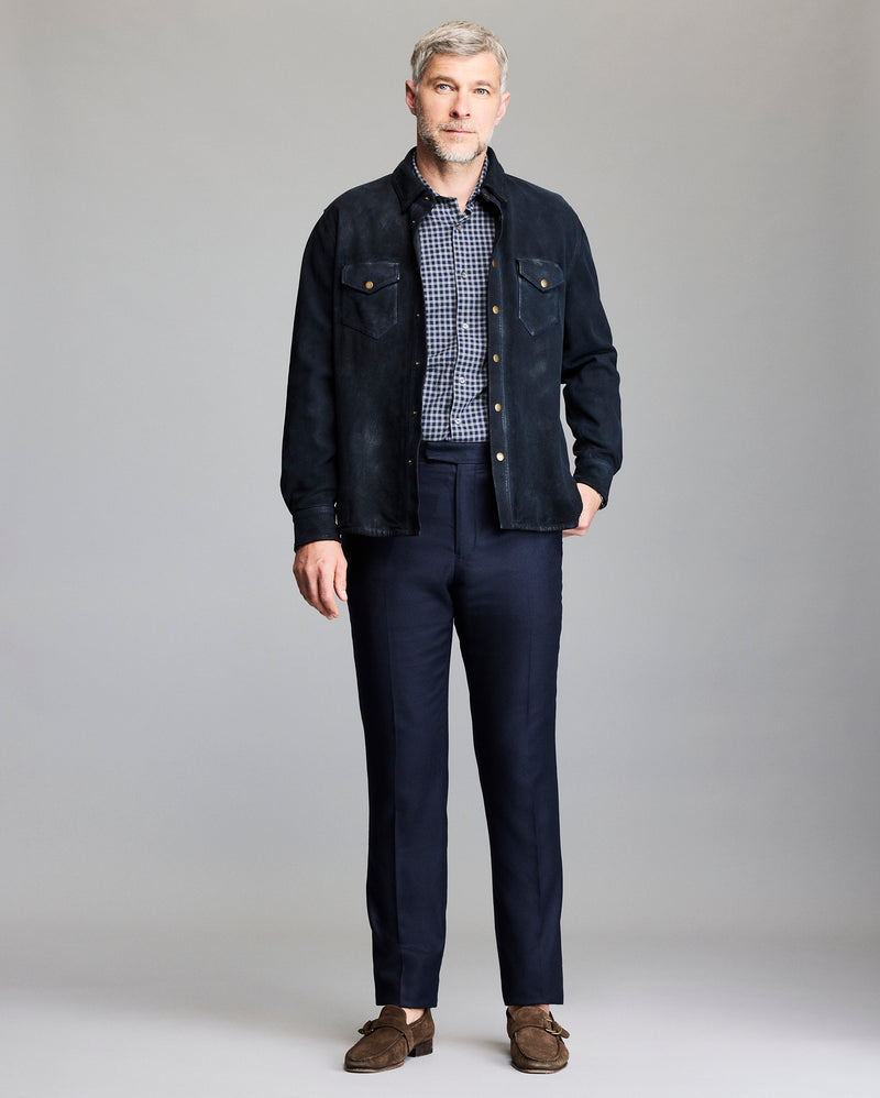 Savoy Waxed Suede Workshirt