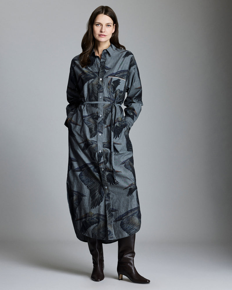 Bradley Gordon x Billy Reid Pelican MSL 1 Pocket Maxi Dress