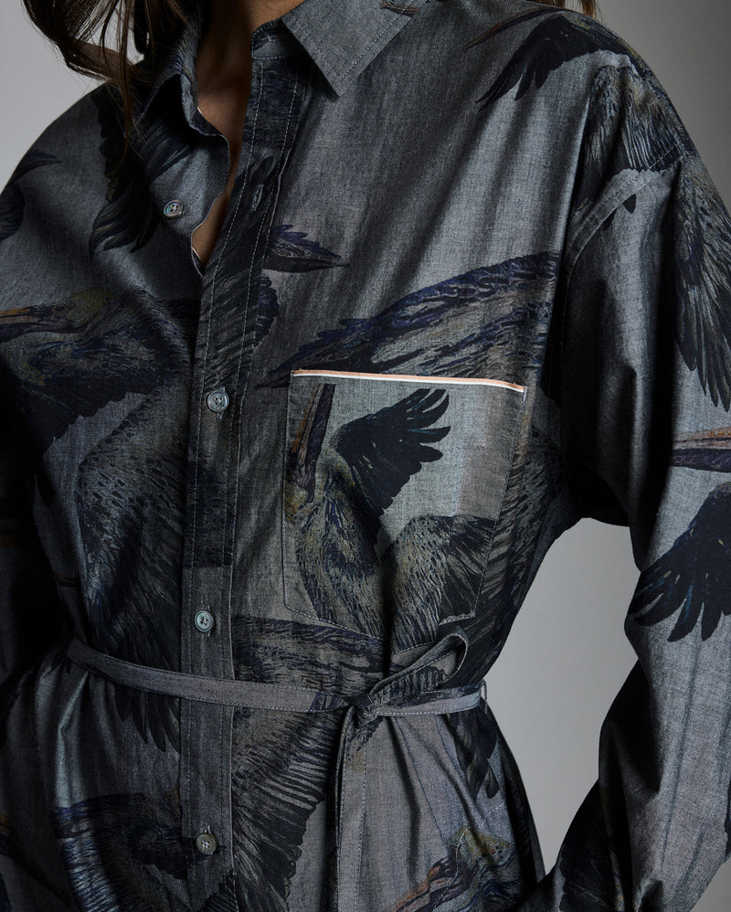 Bradley Gordon x Billy Reid Pelican MSL 1 Pocket Maxi Dress
