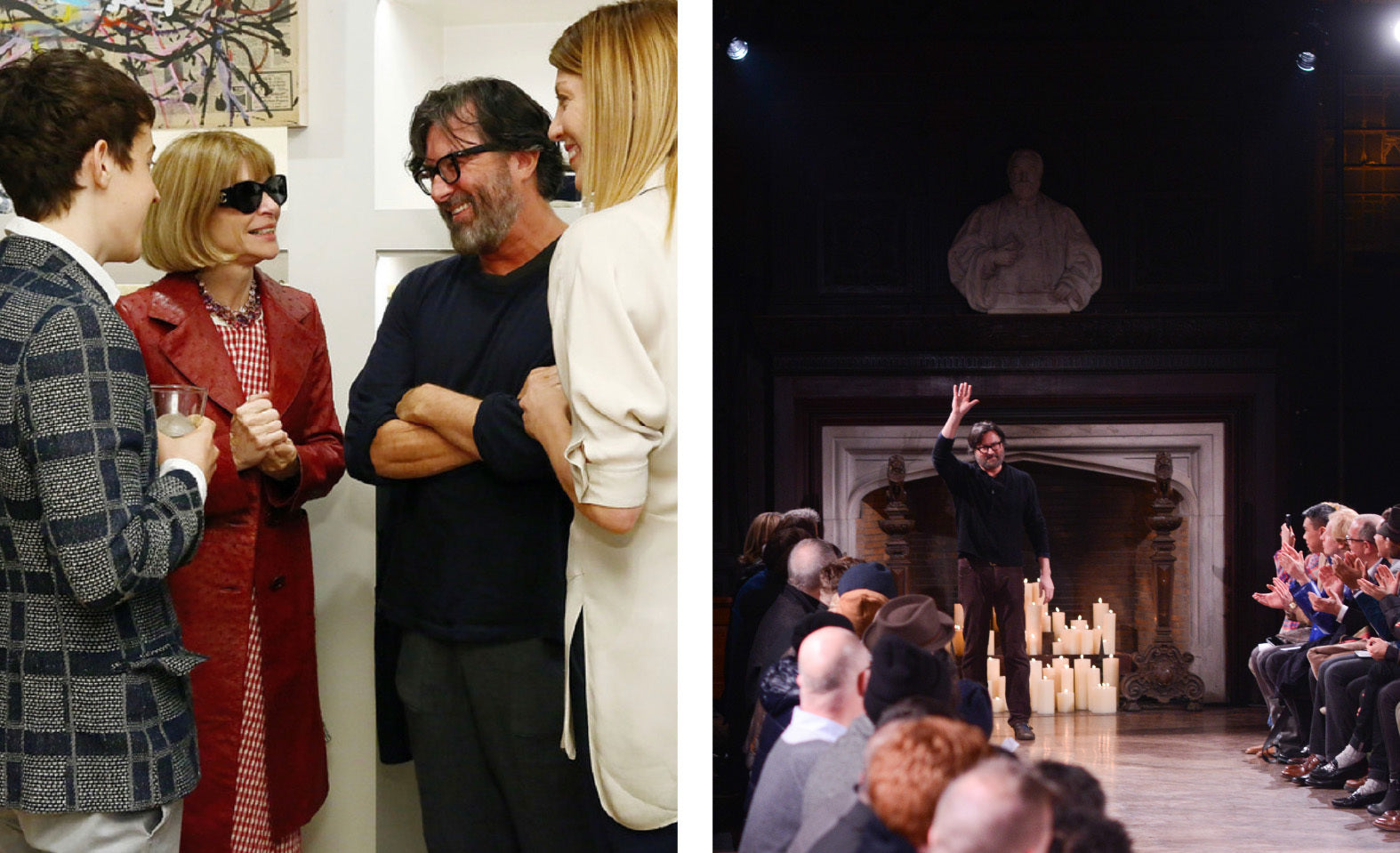 Billy Reid speaks with Anna Wintour of Vogue