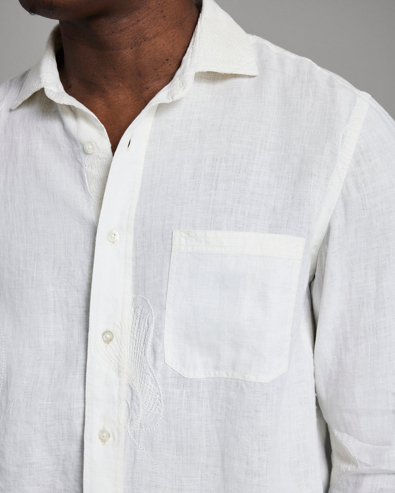 Long Sleeve Embroidered Treme Shirt