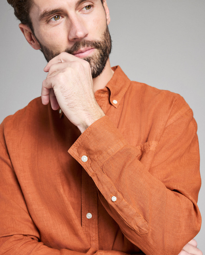 Tuscumbia Linen Shirt Button Down