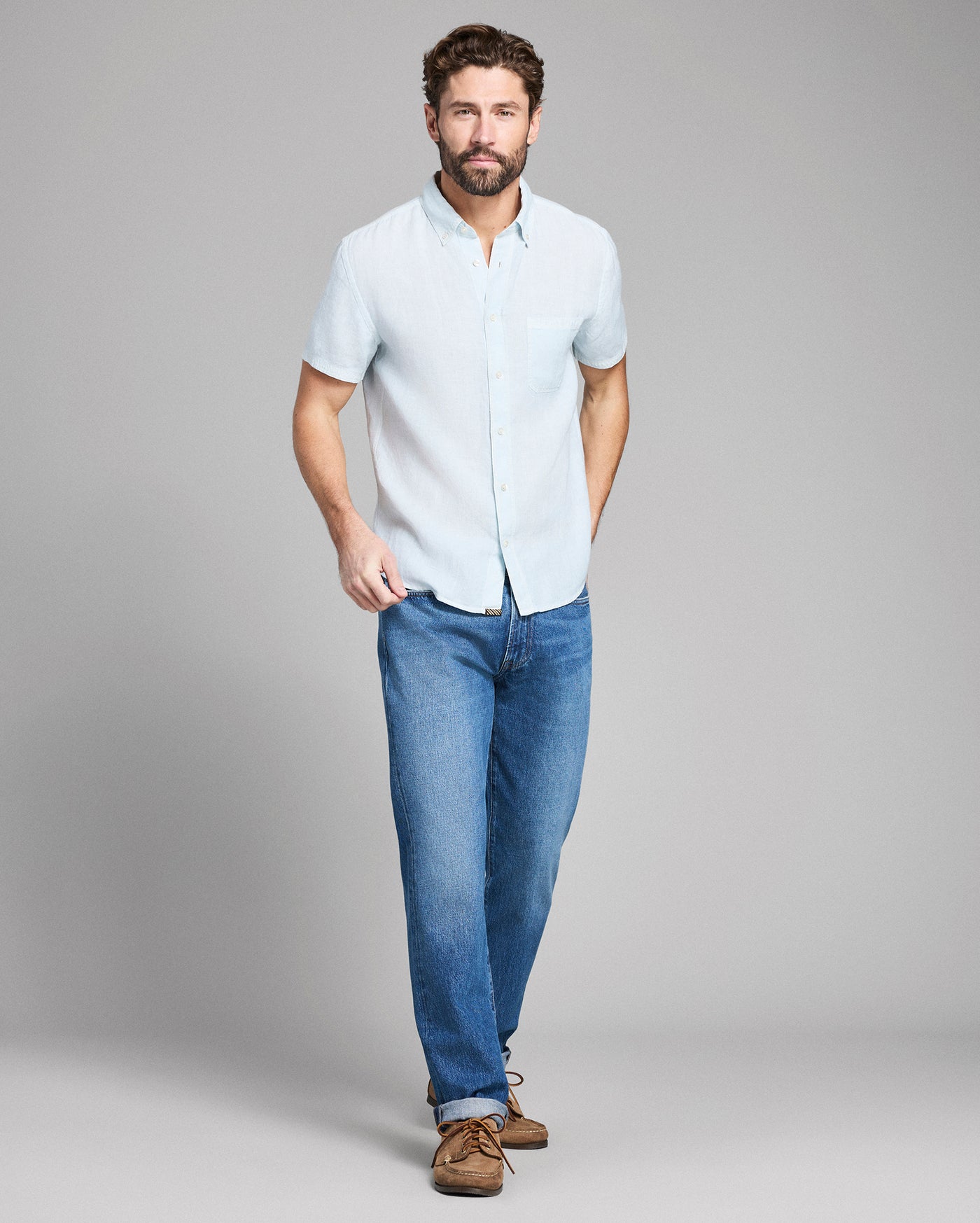 Model is 6'2" wearing size medium.