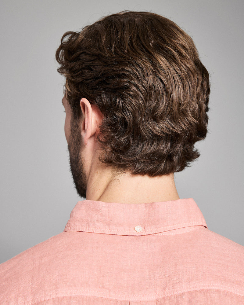 Short Sleeve Linen Tuscumbia Shirt Button Down