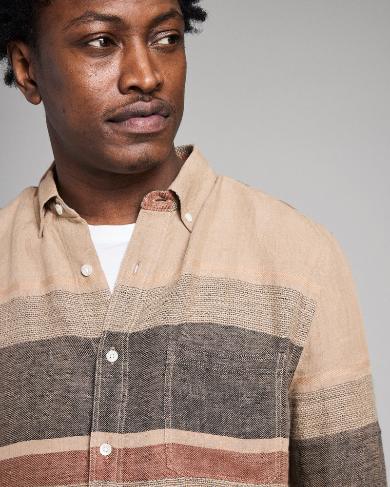 Archive Stripe Weave Tuscumbia Shirt Button Down