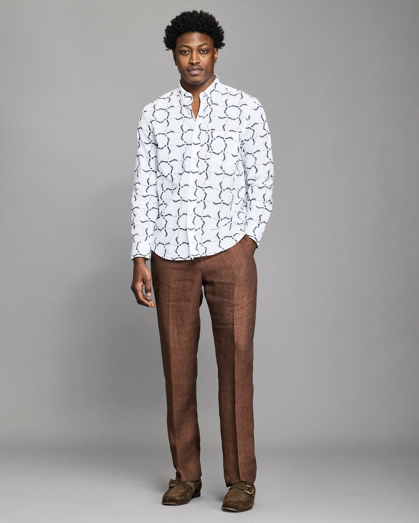 Model is 6'2" wearing size medium.