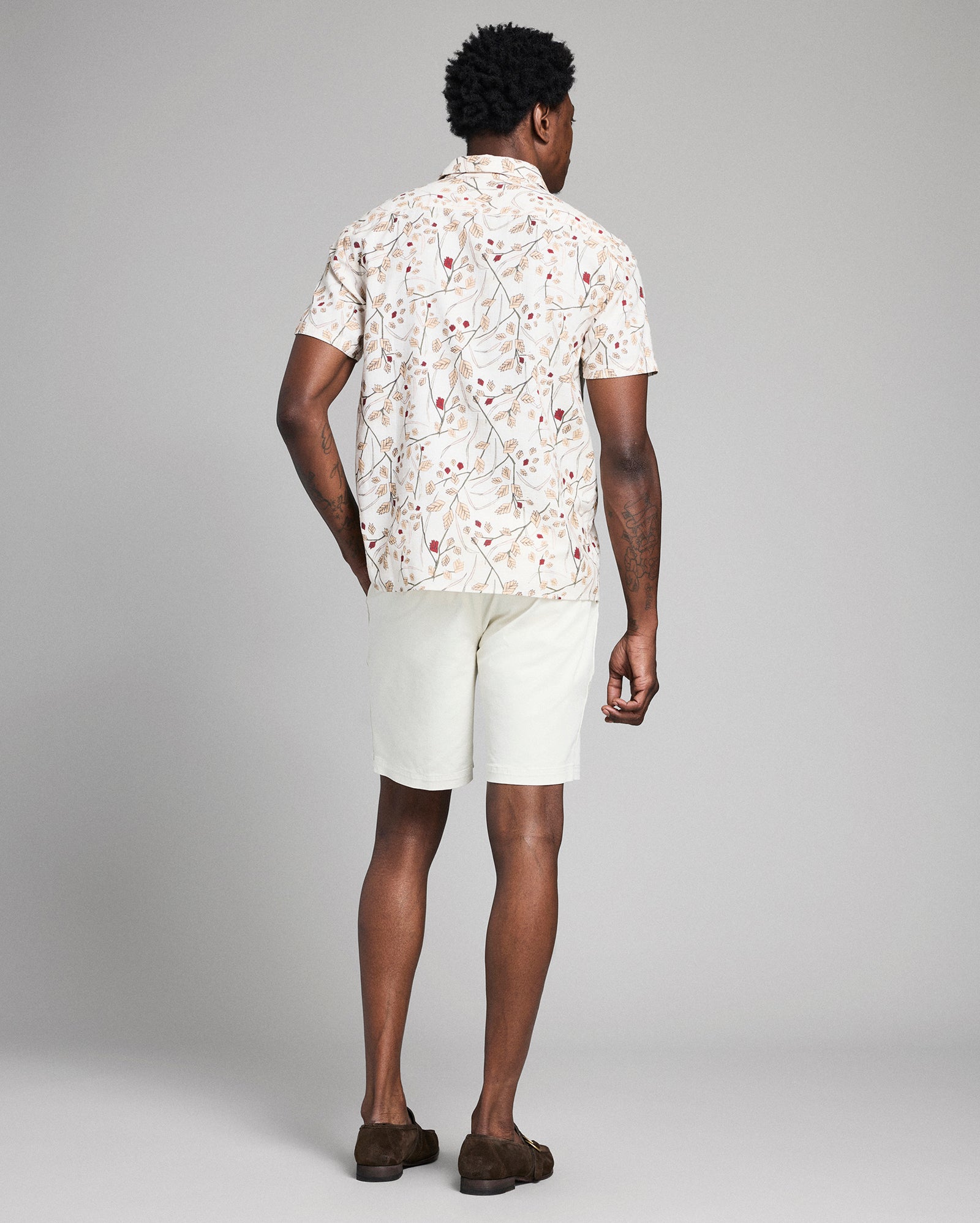 Short Sleeve Textural Sea Oat Treme Shirt
