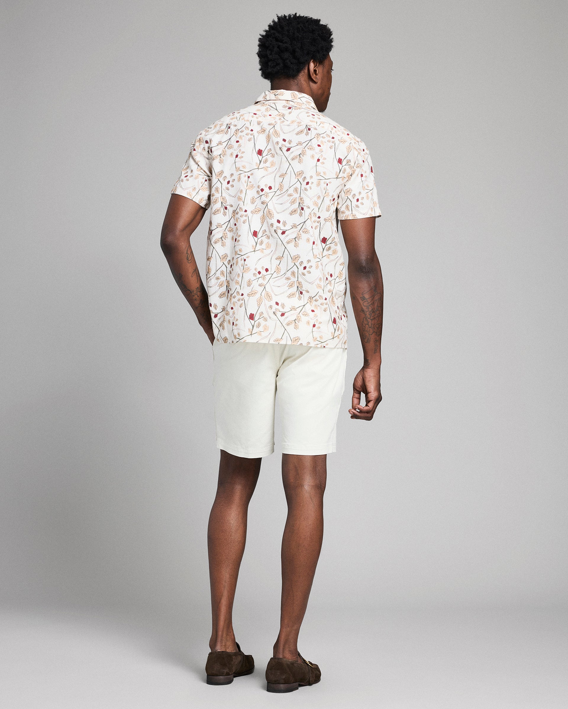 Short Sleeve Textural Sea Oat Treme Shirt