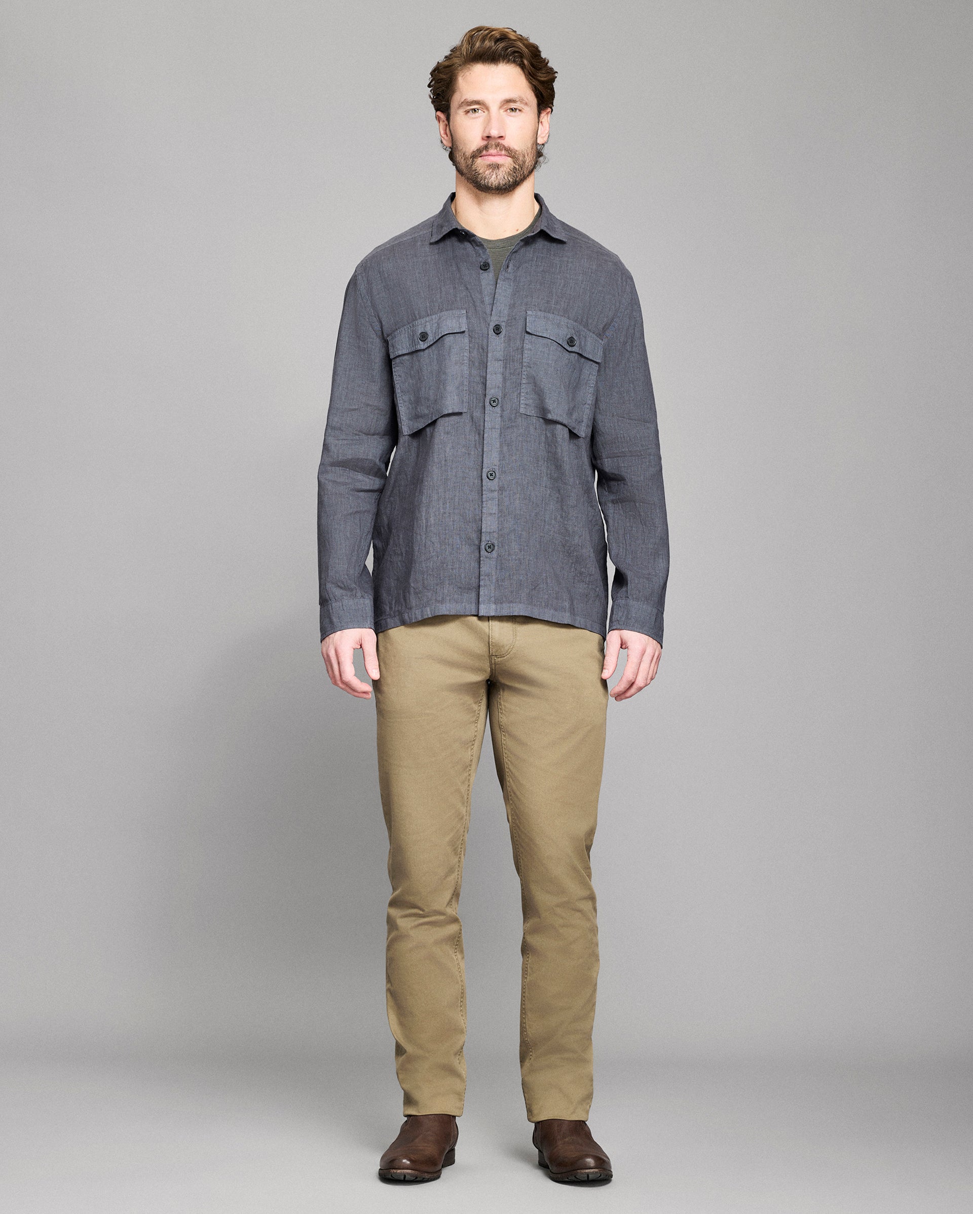 Linen Carpenter Overshirt