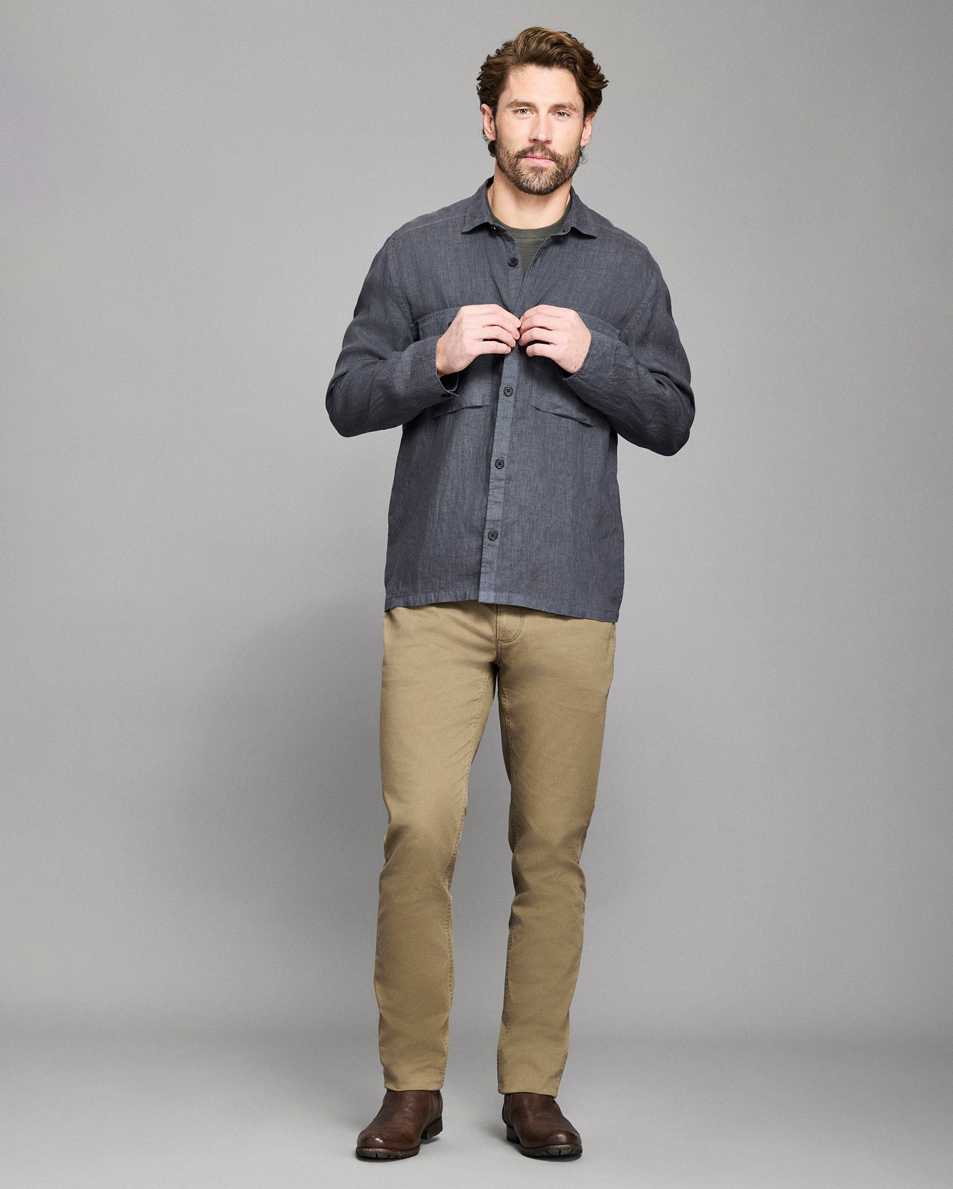 Linen Carpenter Overshirt