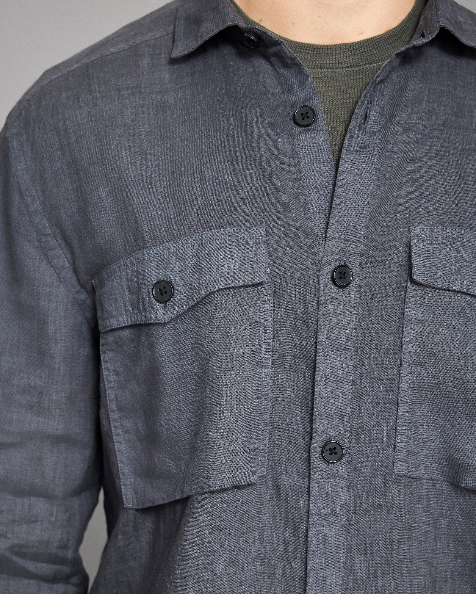 Linen Carpenter Overshirt