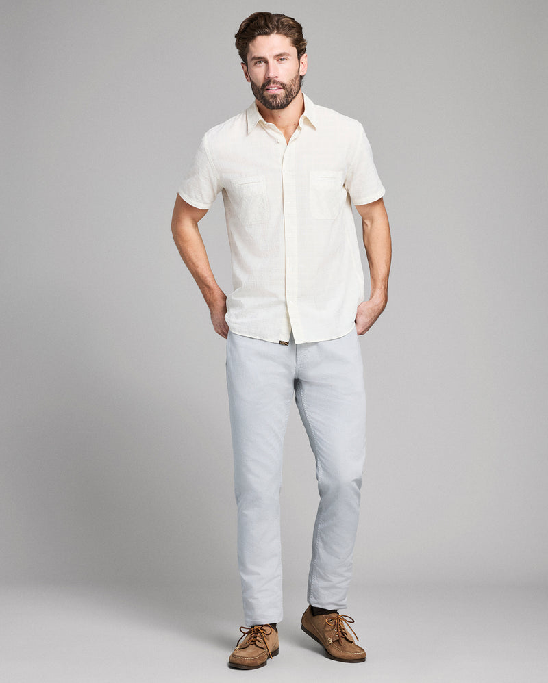 Short Sleeve Corded Plaid Donelson Shirt