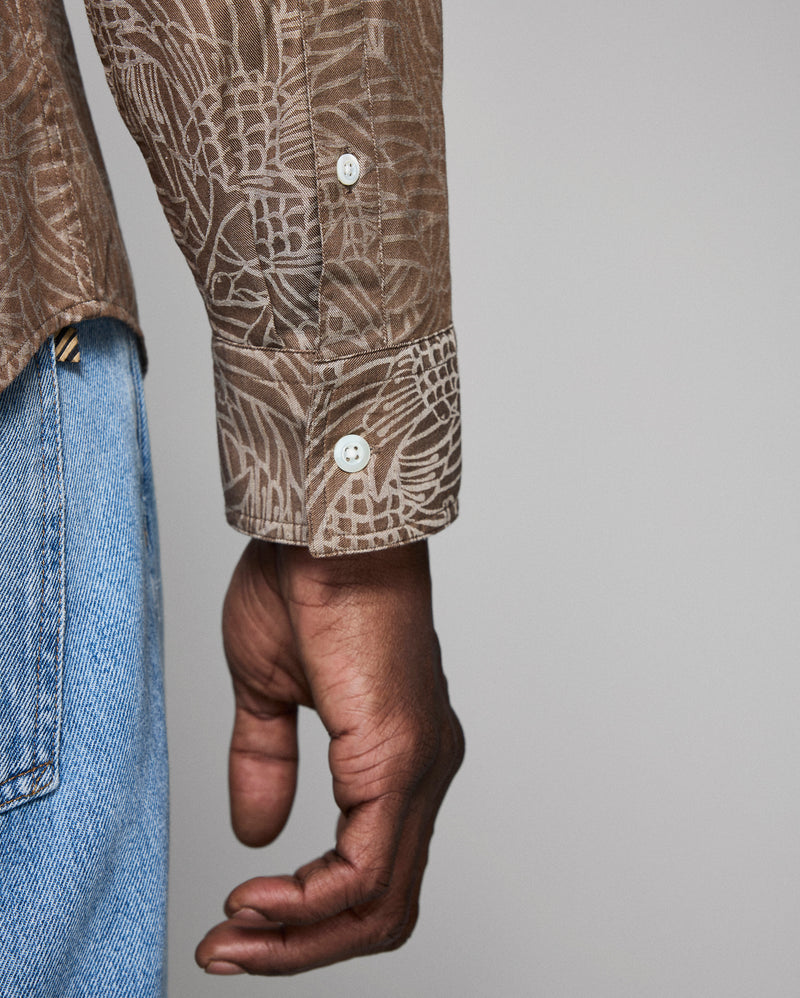 Melange Heron Swarm Tuscumbia Shirt Button Down