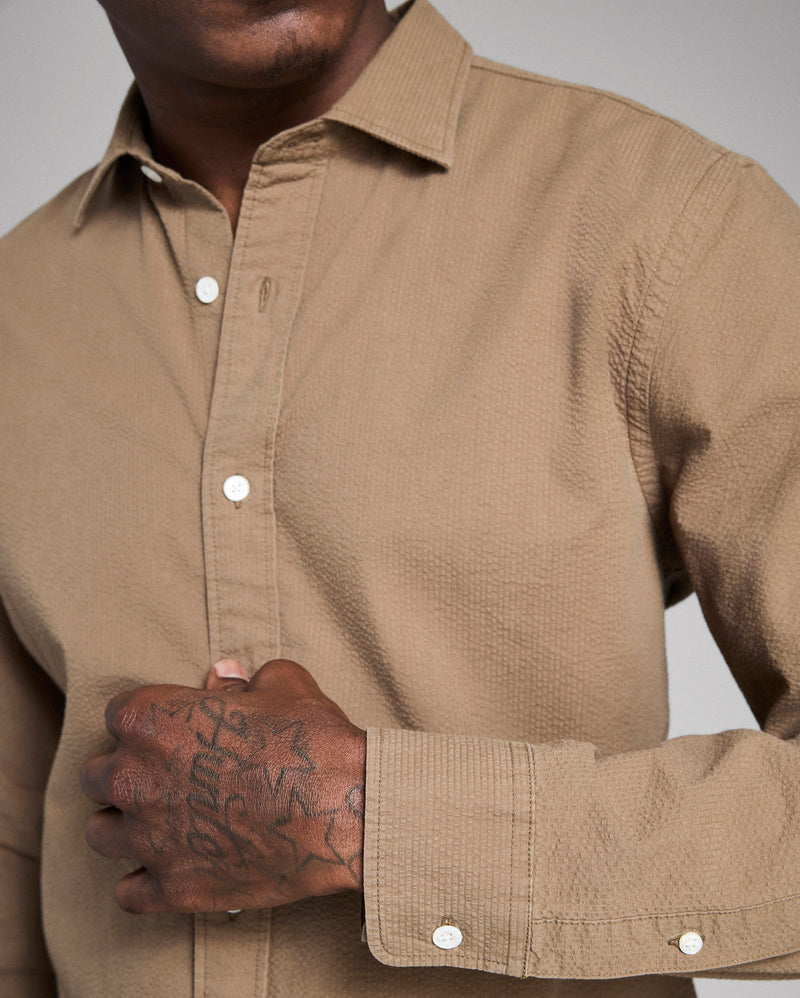Seersucker Cedar Shirt