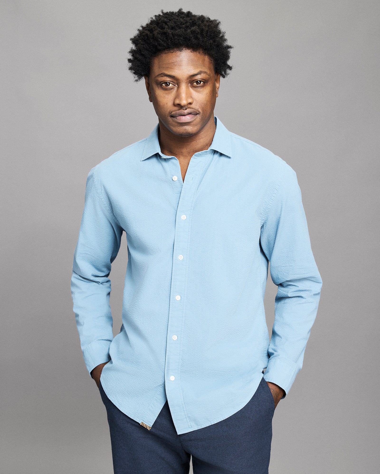 Seersucker Cedar Shirt