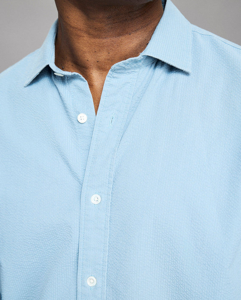 Seersucker Cedar Shirt