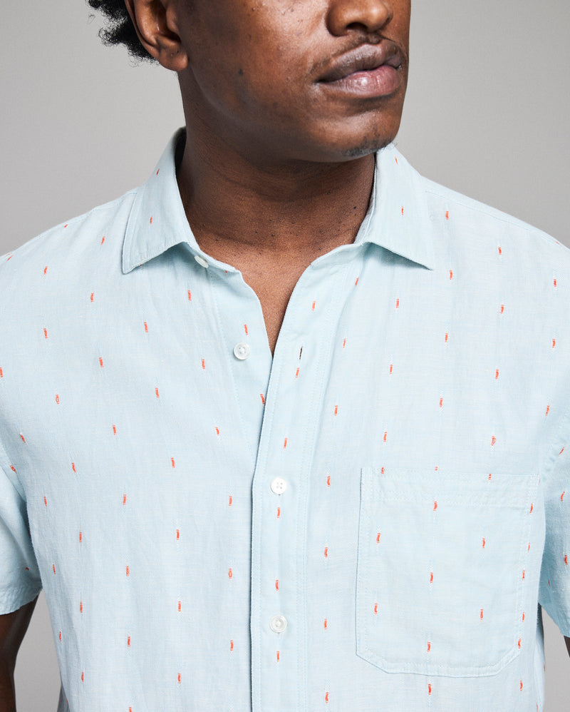 Short Sleeve Herringbone Treme Shirt