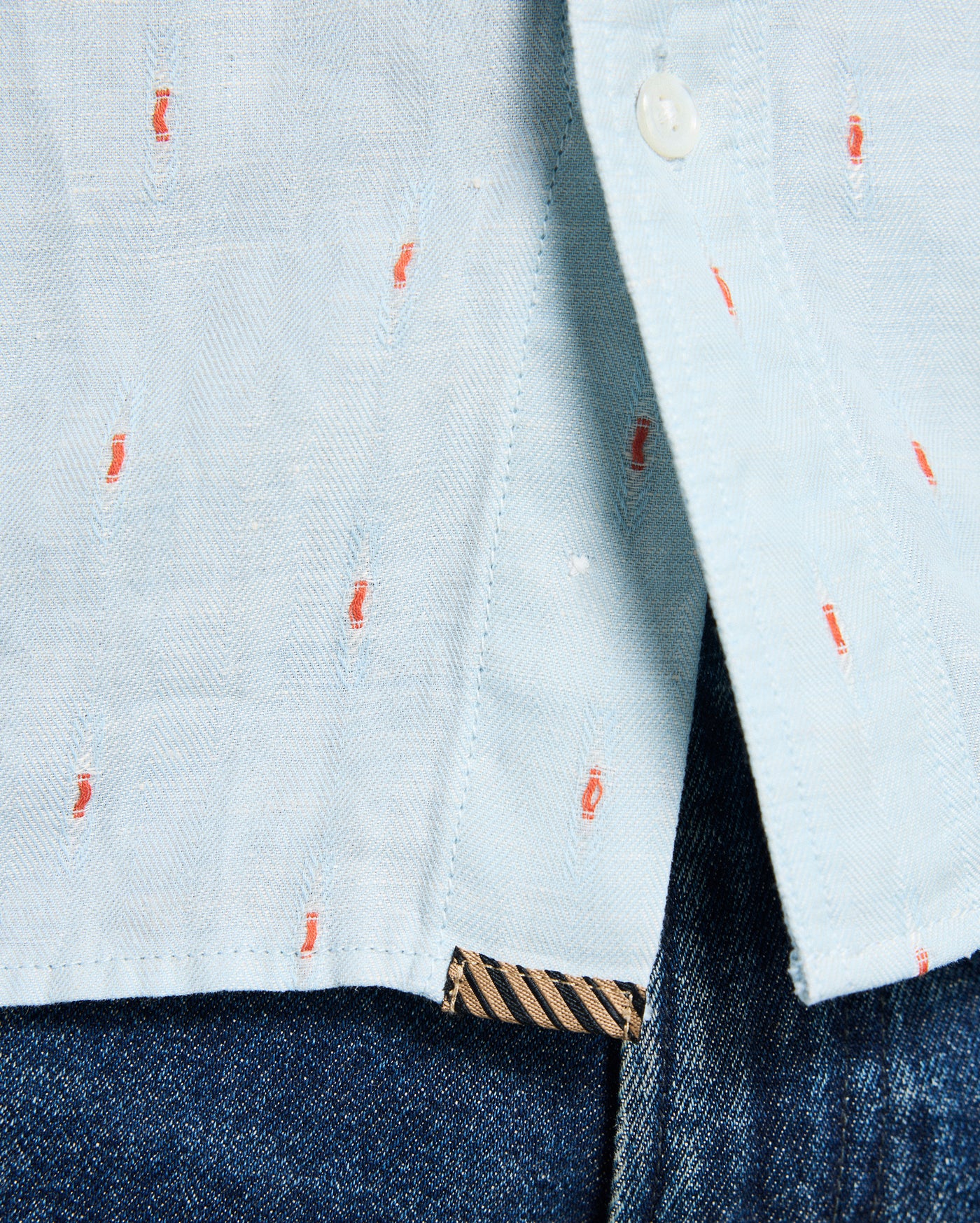 Short Sleeve Herringbone Treme Shirt
