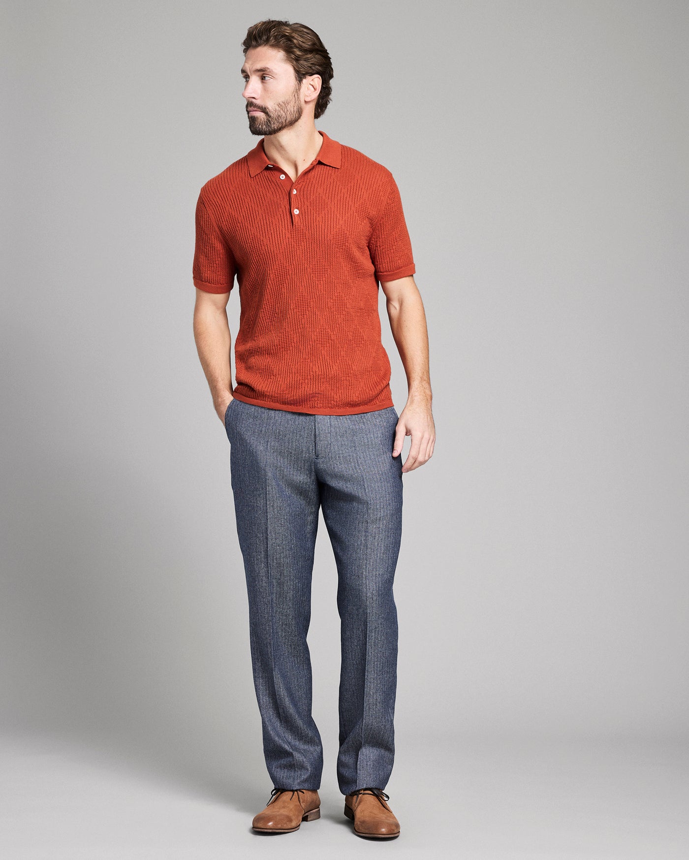 Diamond Sweater Polo