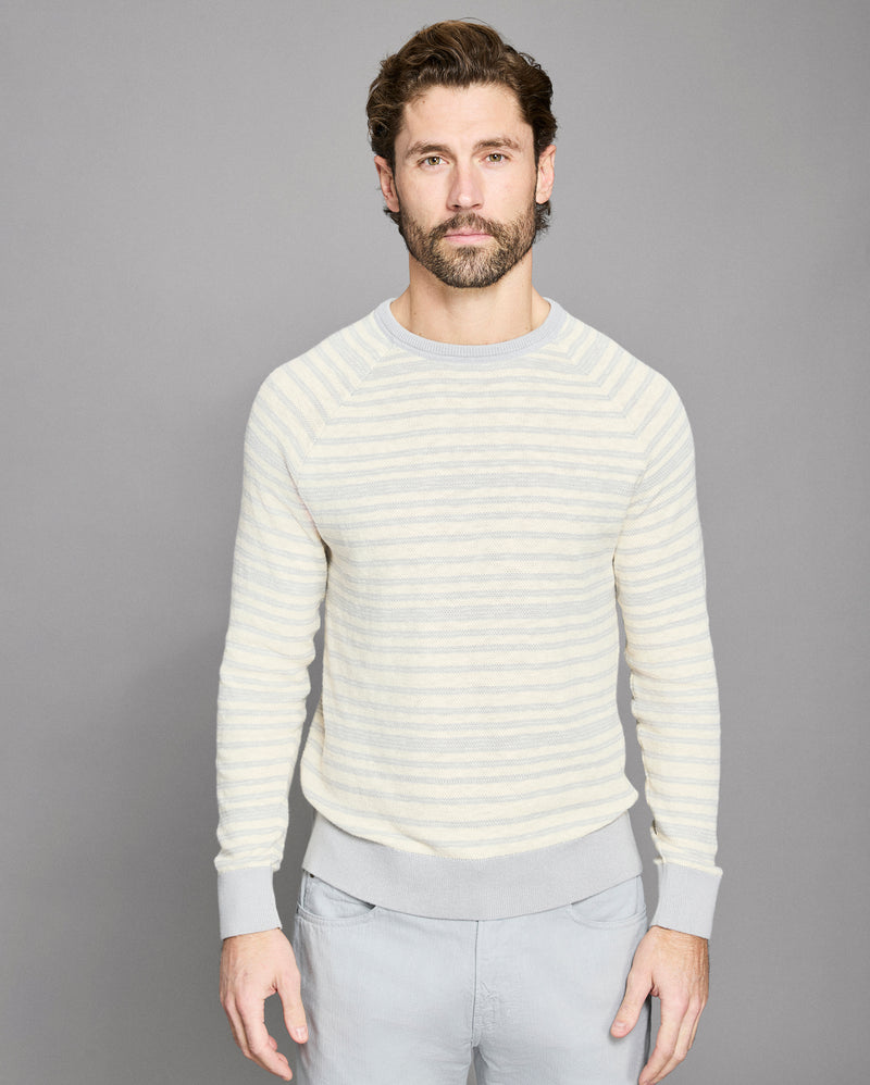 Raglan Stripe Crew