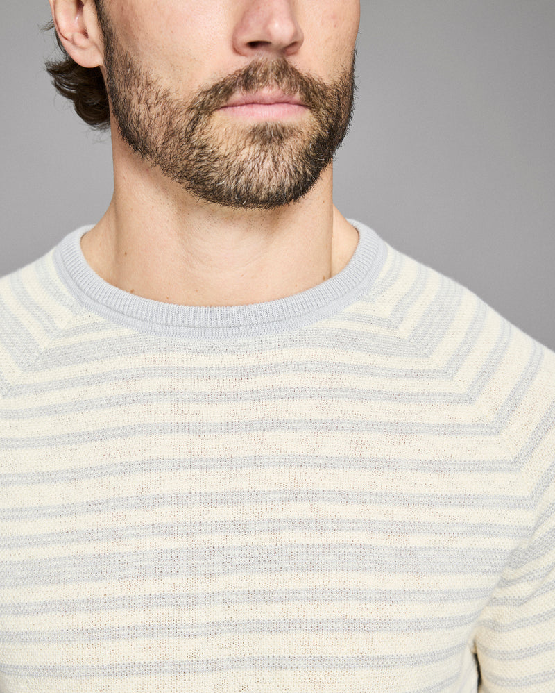 Raglan Stripe Crew