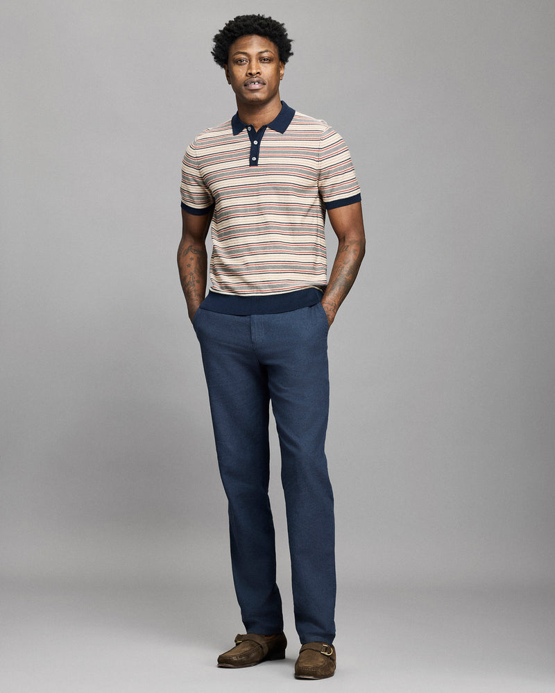 Vintage Stripe Sweater Polo