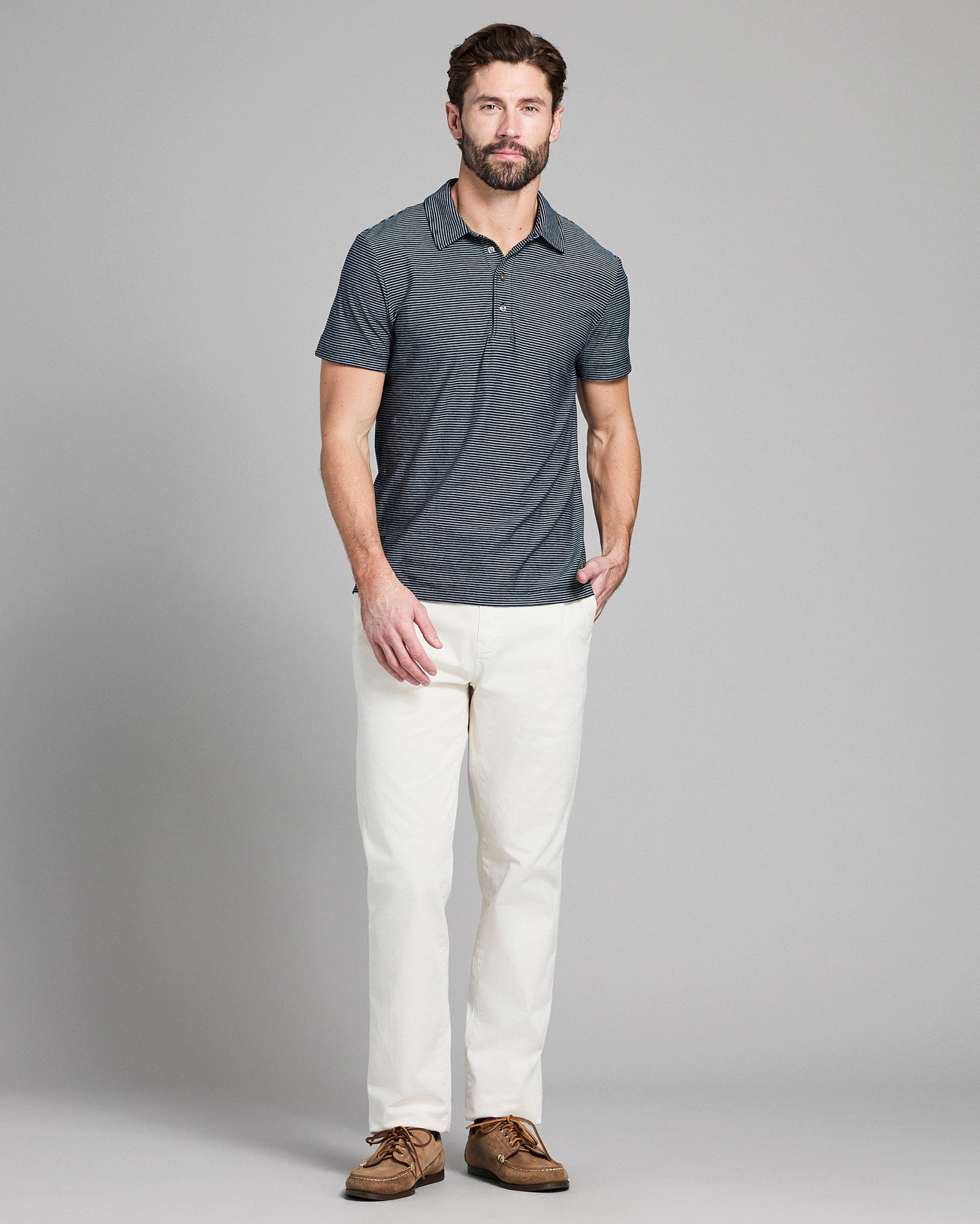 Stripe Pensacola Polo