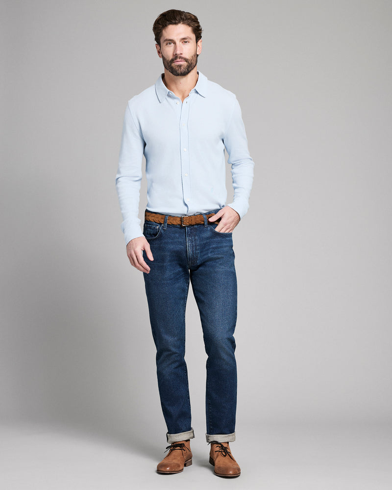 Long Sleeve Textured Yellowhammer Shirt