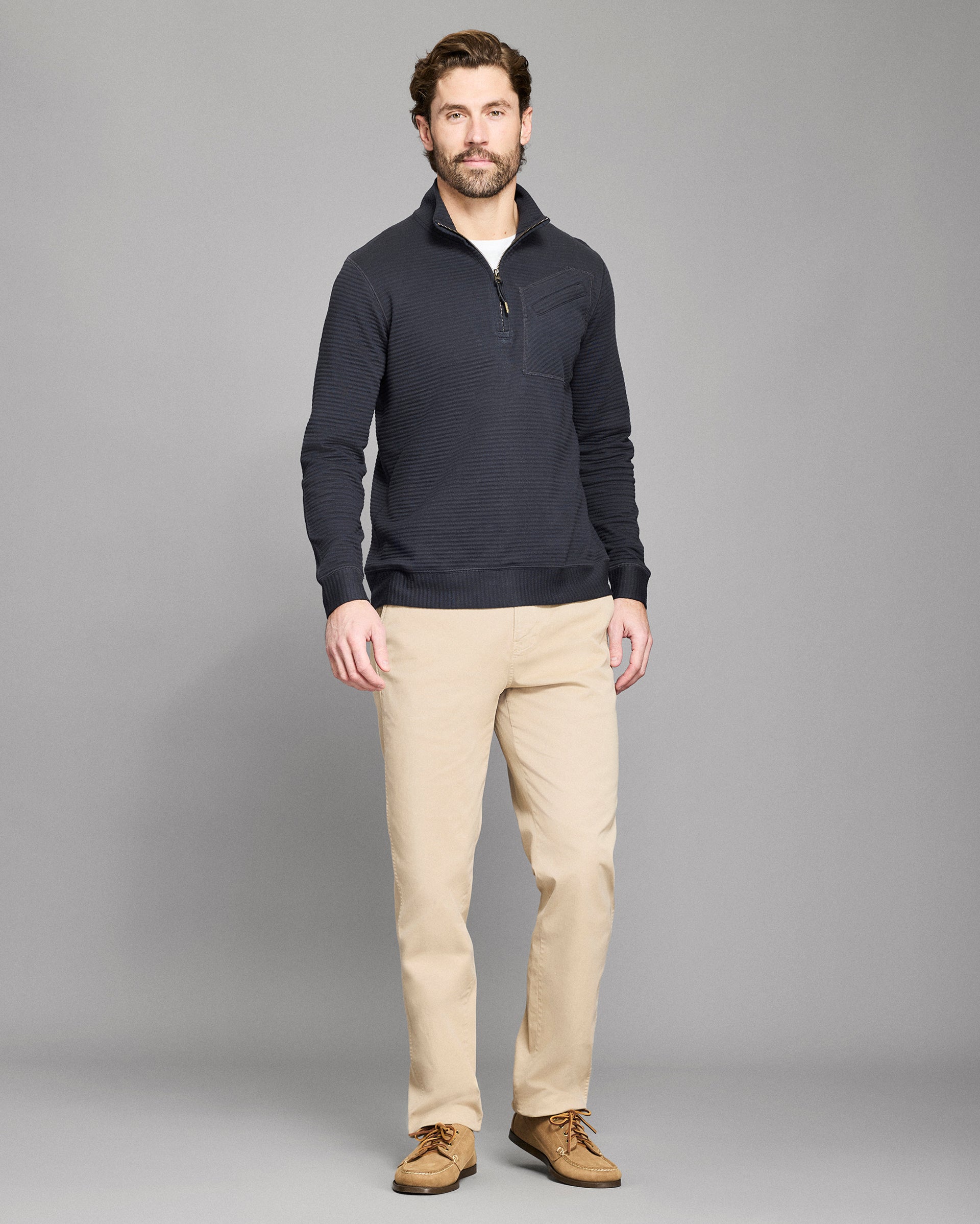Quilted Half Zip