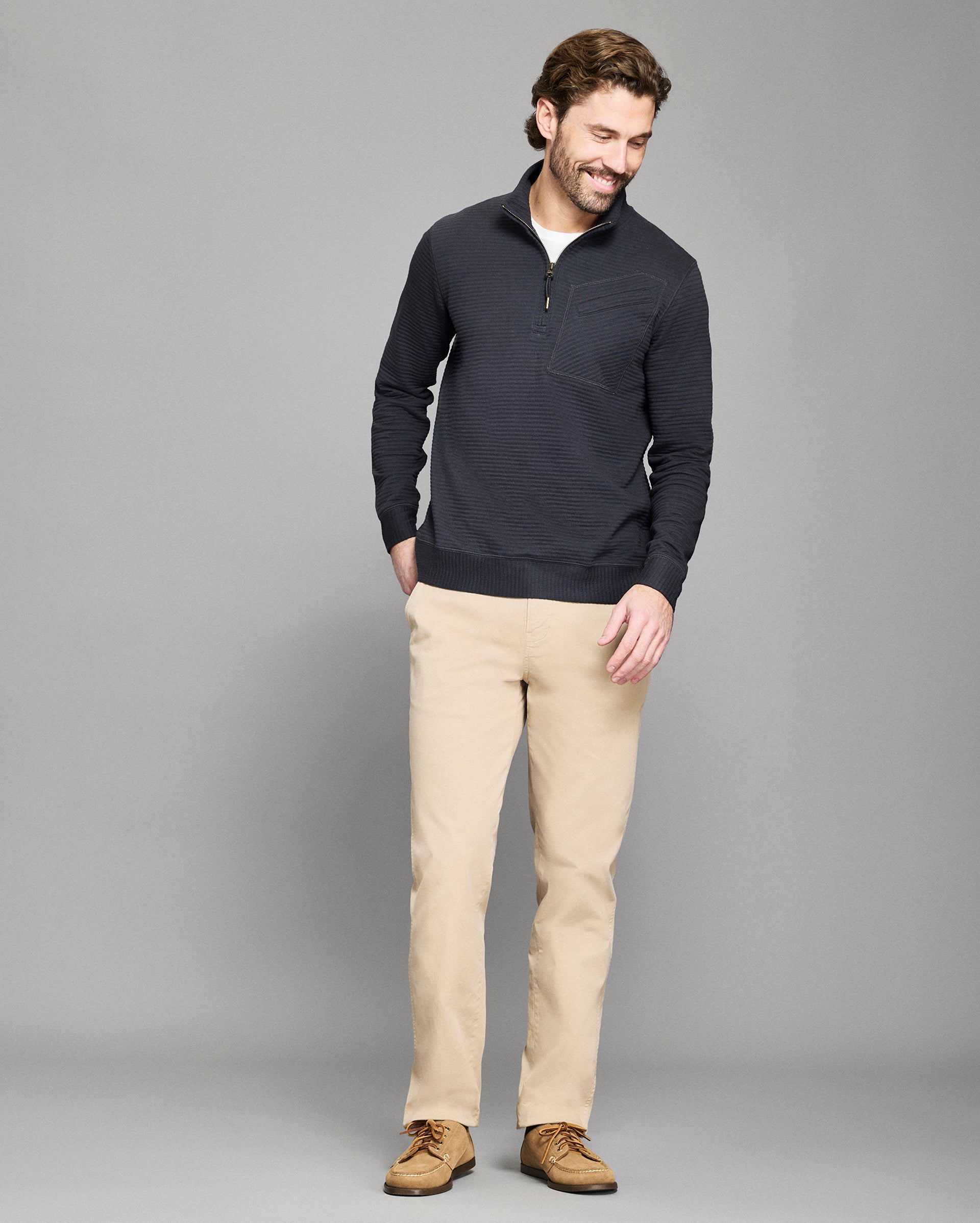 Quilted Half Zip