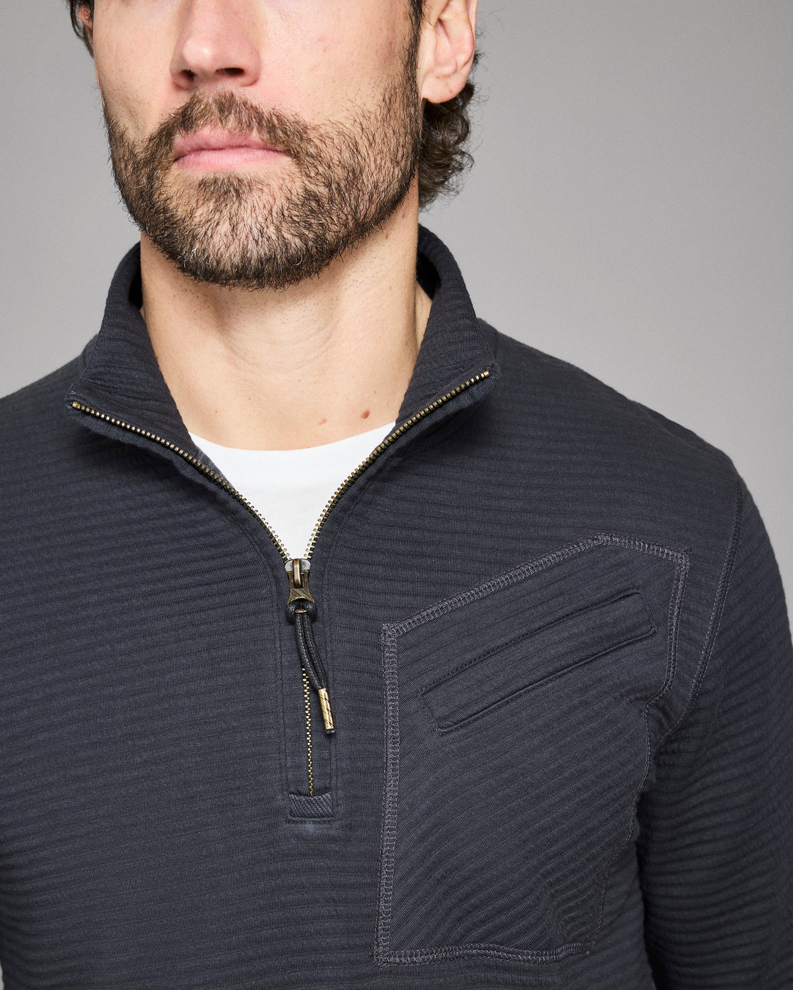 Quilted Half Zip